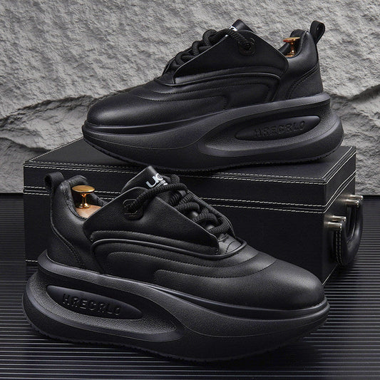 Chunky Platform Lace-Up Sneakers