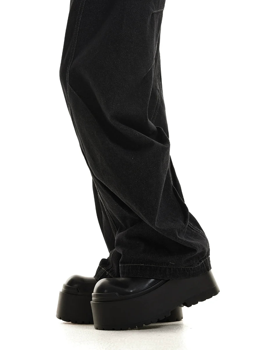 Runway Chunky Sole Platform Leather Derby Shoes