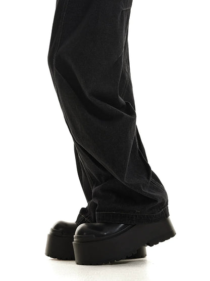 Runway Chunky Sole Platform Leather Derby Shoes