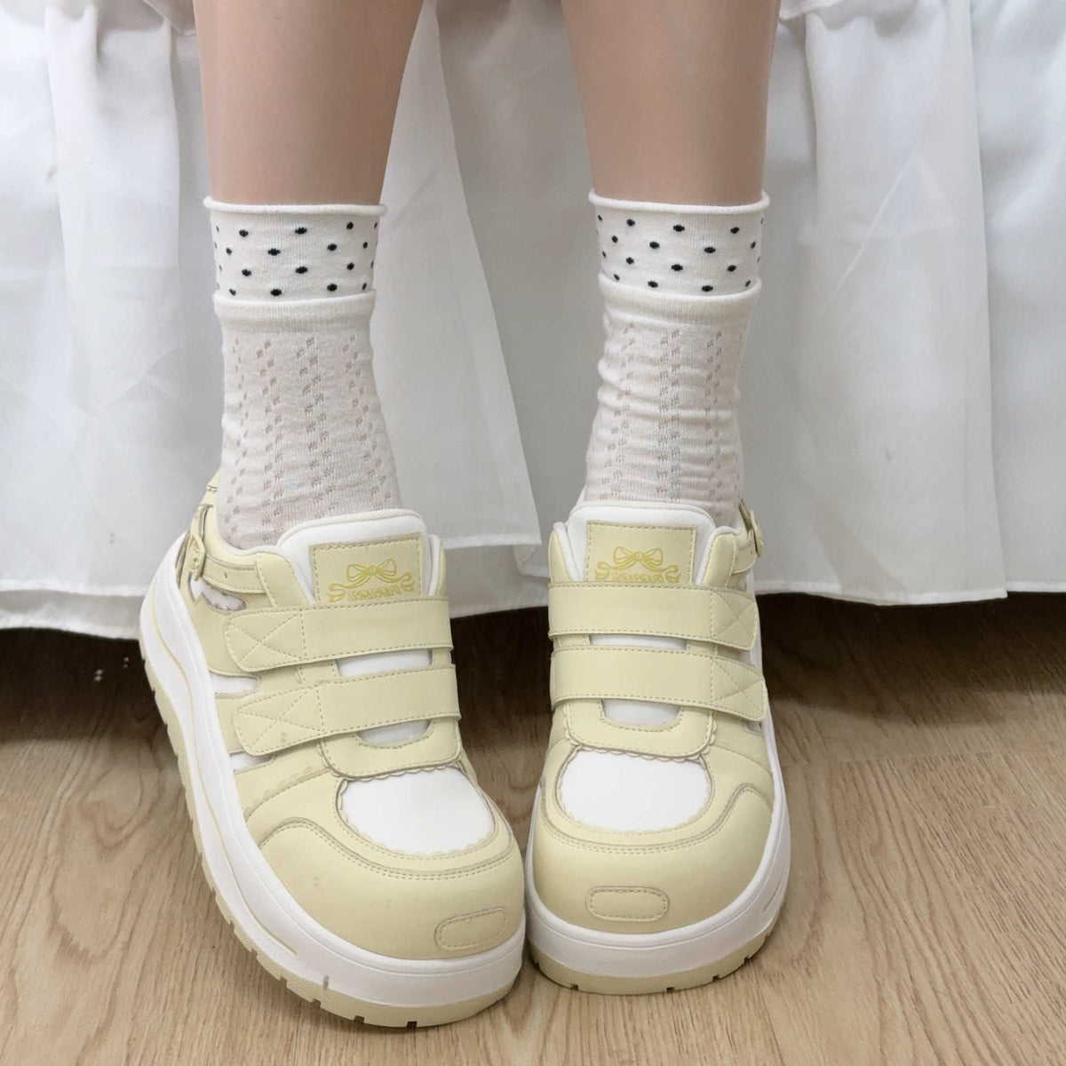 Sweet Lace Thick Sole Sneakers