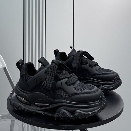 Mesh Strap Air Sole Chunky Sole Sneakers