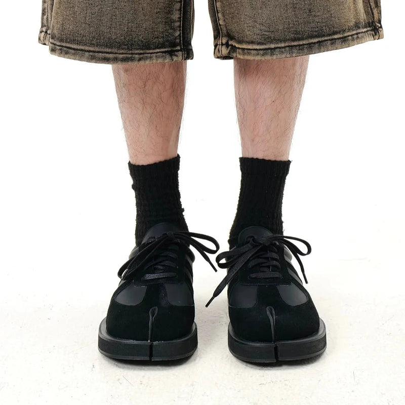 Leather Tabi Sneakers