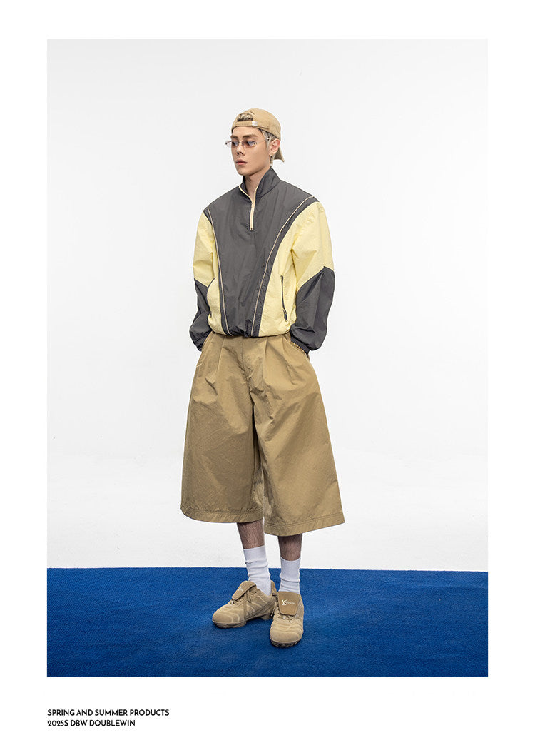 Jacket with removable shoulder pads