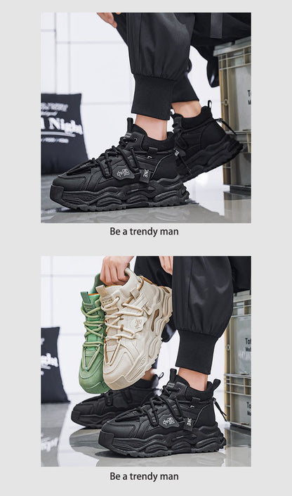 High-Top Thick Sole Comfortable Workwear Shoes