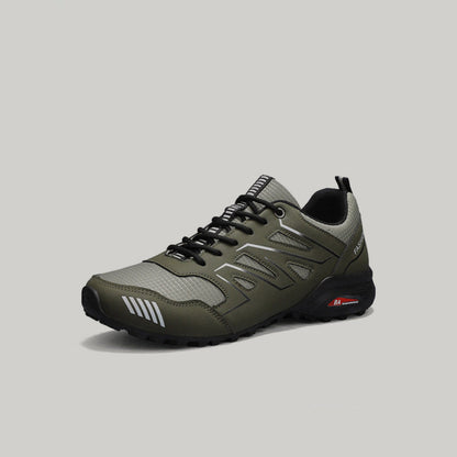 Mesh Panel Sport Lace-Up Sneakers