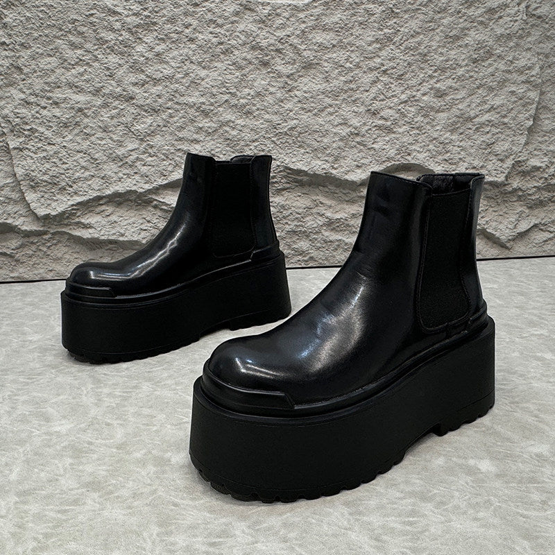 Chunky Platform Chelsea Boots