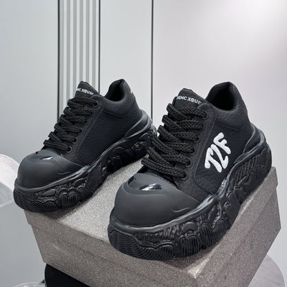 Platform Chunky Sole Lace-Up Sneakers WN24846