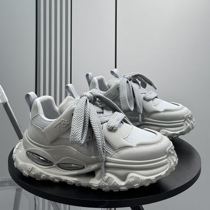 Mesh Strap Air Sole Chunky Sole Sneakers