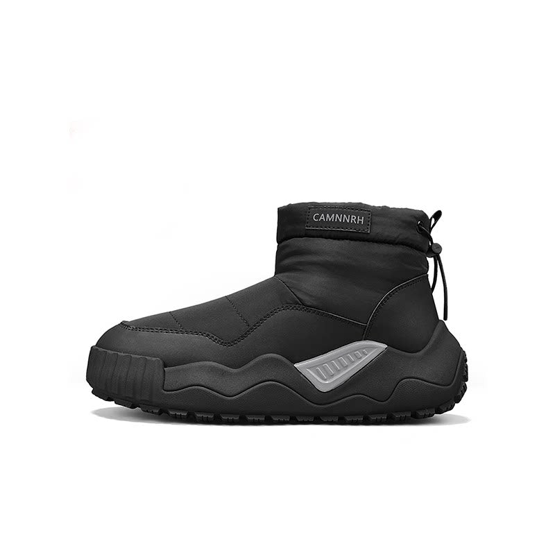 Fake Fur Lined Platform Ankle Boots