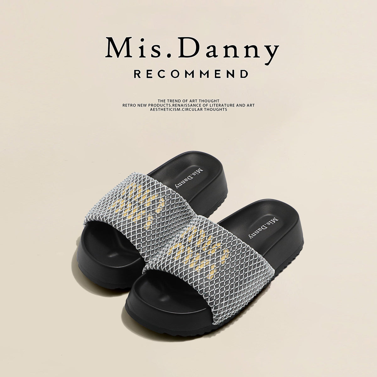 Mesh Strap Sporty Sandals