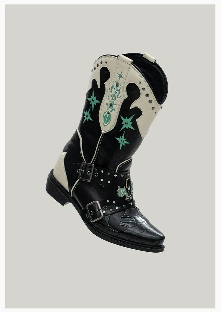 Cosmic Rodeo Star Harness Boots