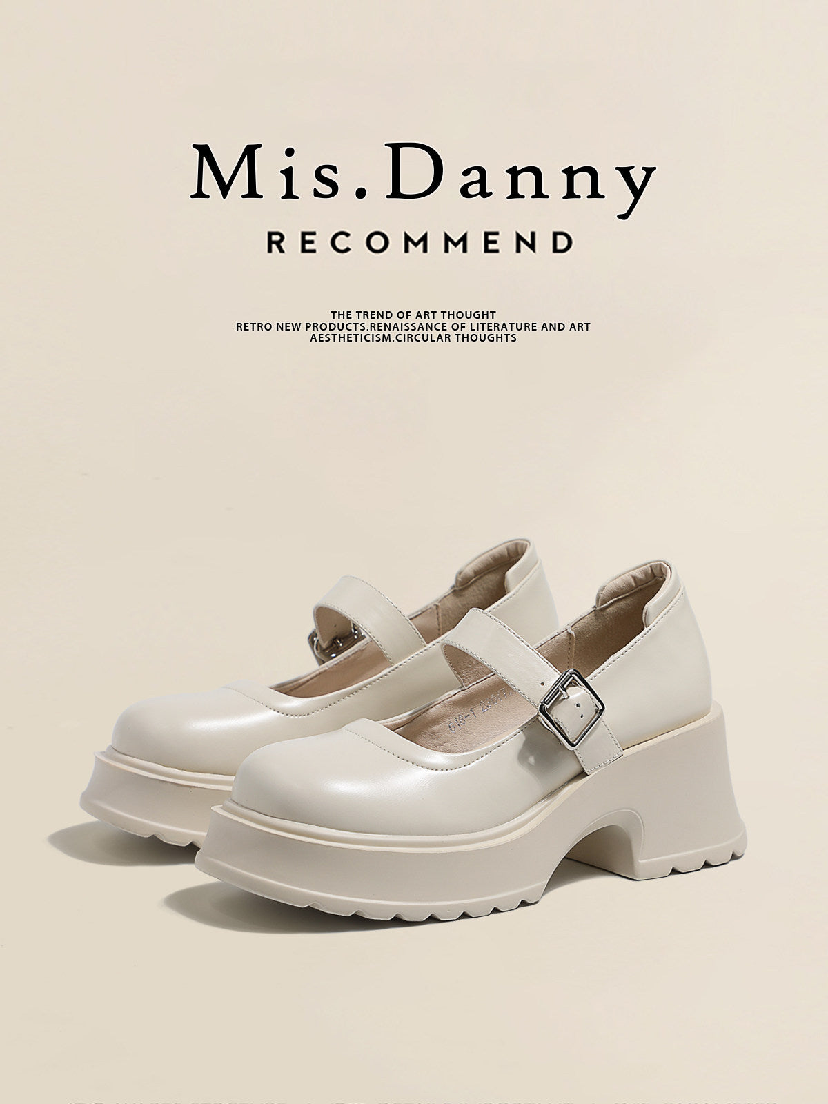 Low-Cut Platform PU Leather Shoes