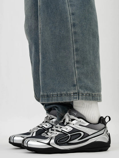 Futuristic Retro Runner Sneakers