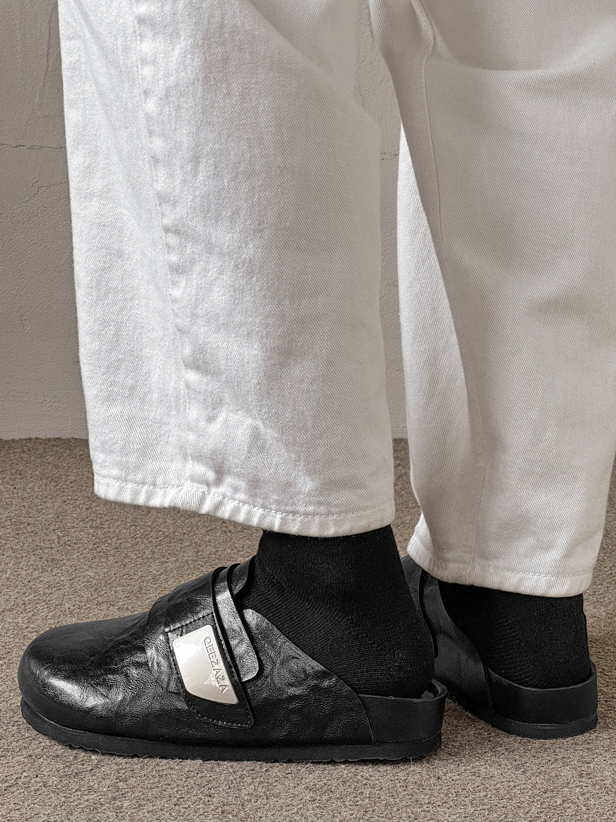 Classic Backless Leather Loafers