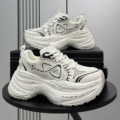 Chunky Platform Mesh Sneakers