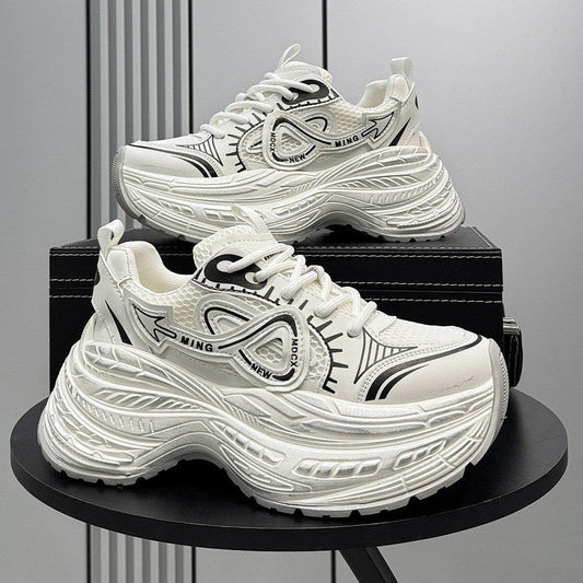 Chunky Platform Mesh Sneakers