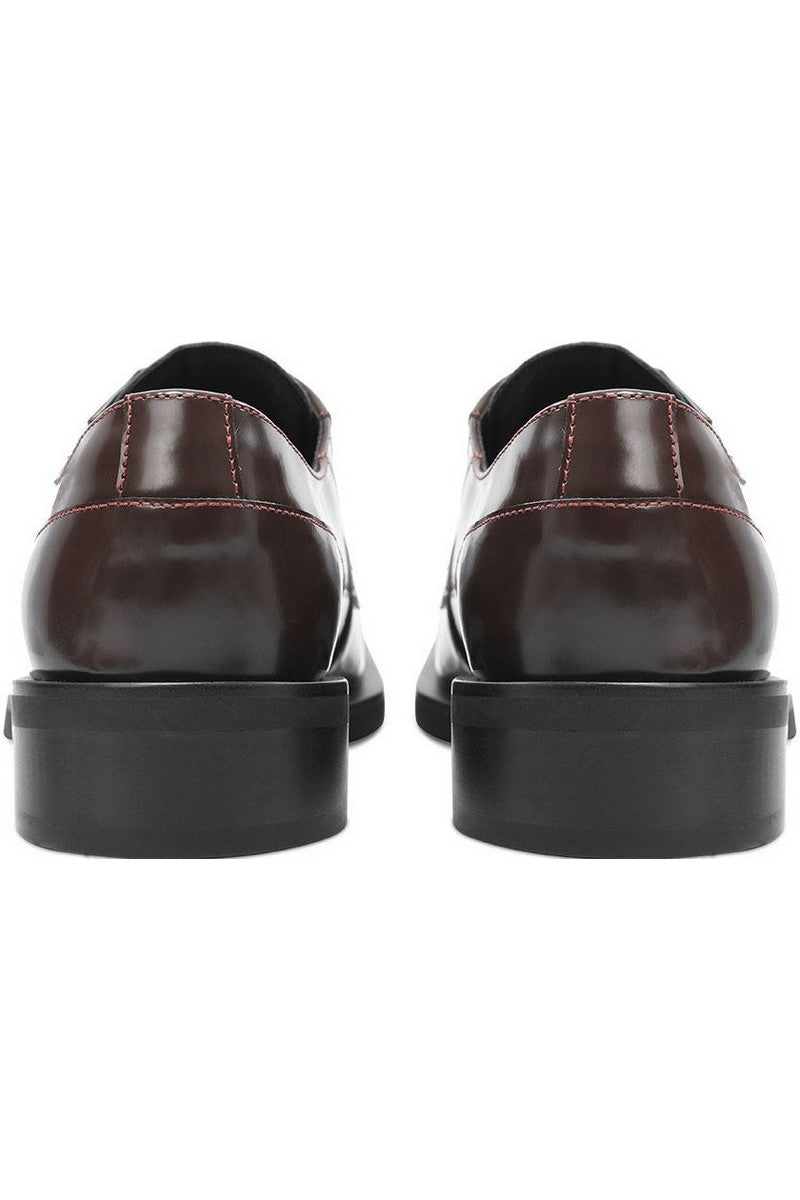 Square-Toe Derby Shoes