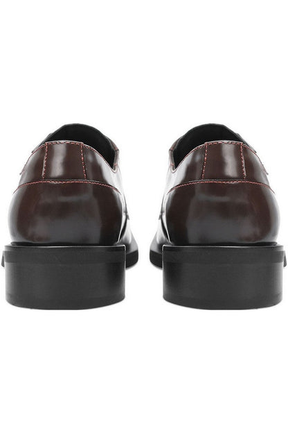 Square-Toe Derby Shoes