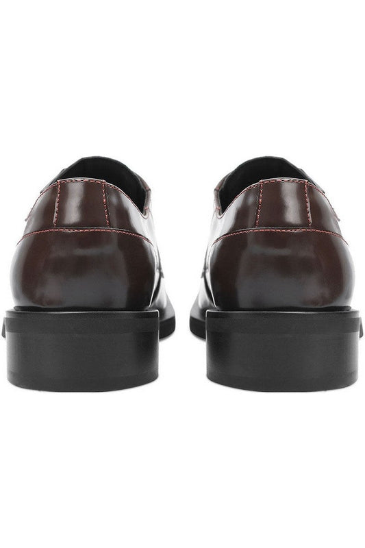 Square-Toe Derby Shoes