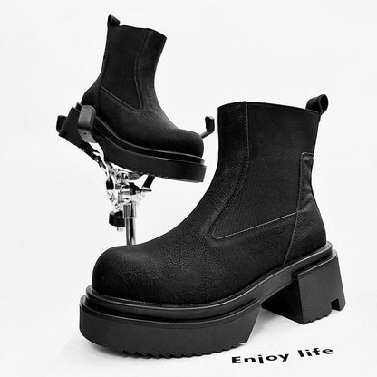 Chunky Platform Chelsea Boots