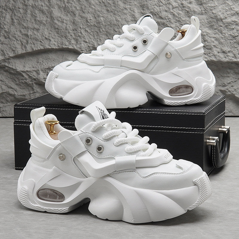 Panel Air Sole Platform Chunky Sole Sneakers