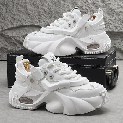 Panel Air Sole Platform Chunky Sole Sneakers