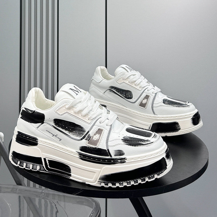 Chunky Platform Lace-Up Sneakers