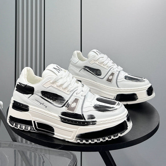 Chunky Platform Lace-Up Sneakers