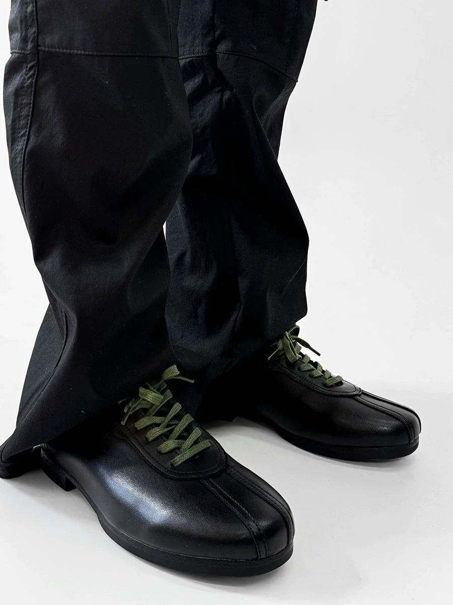 Soft Sole Flat Leather Derby Shoes