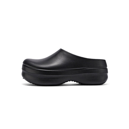 Minimalist Platform Slip-On Mules