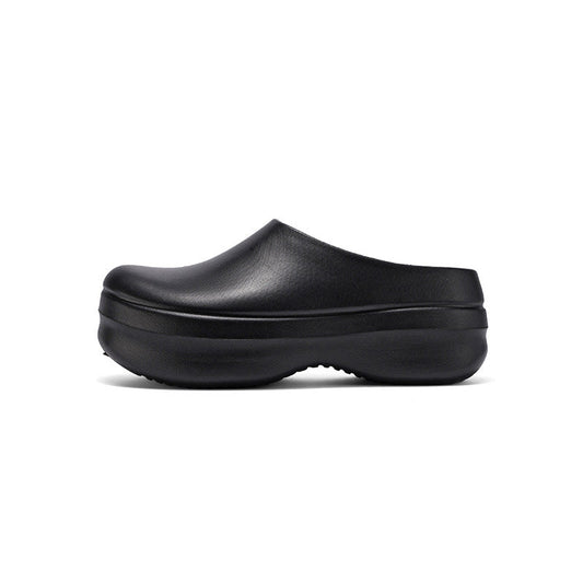 Minimalist Platform Slip-On Mules