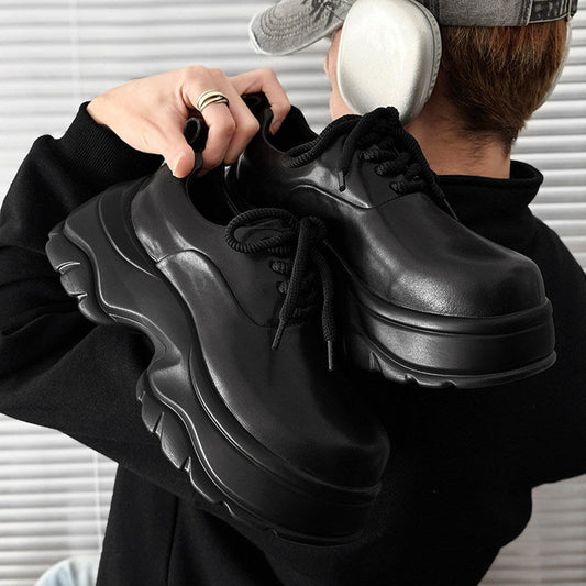 Platform Thick Sole Lace-Up Sneakers WN24513