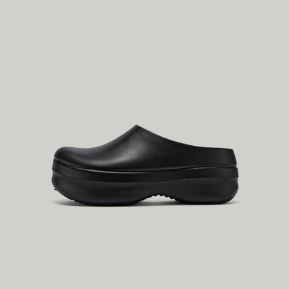 Minimalist Platform Slip-On Mules