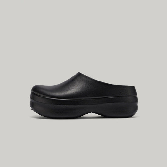 Minimalist Platform Slip-On Mules