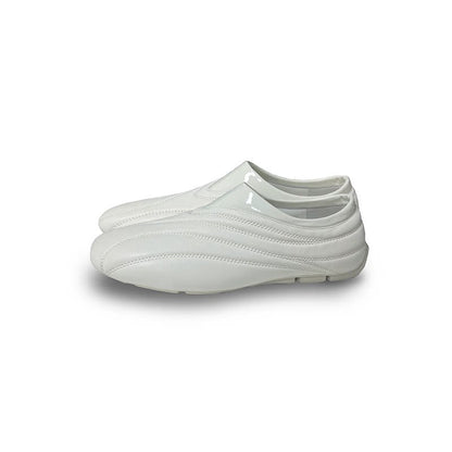 Streamlined Low-Profile Leather Slip-On Shoes