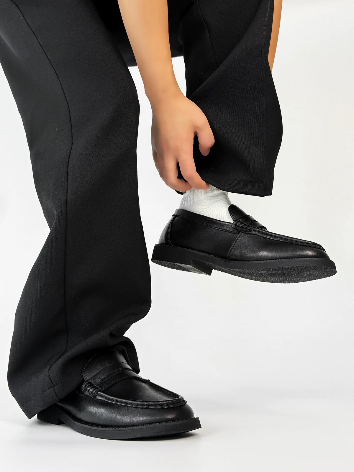 Soft Sole Design Leather Coin Loffer