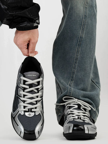Futuristic Retro Runner Sneakers