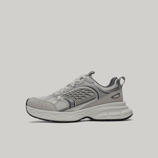 Breathable Mesh Lace-Up Sneakers