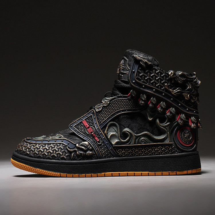 High-Top Lace-Up Sneakers