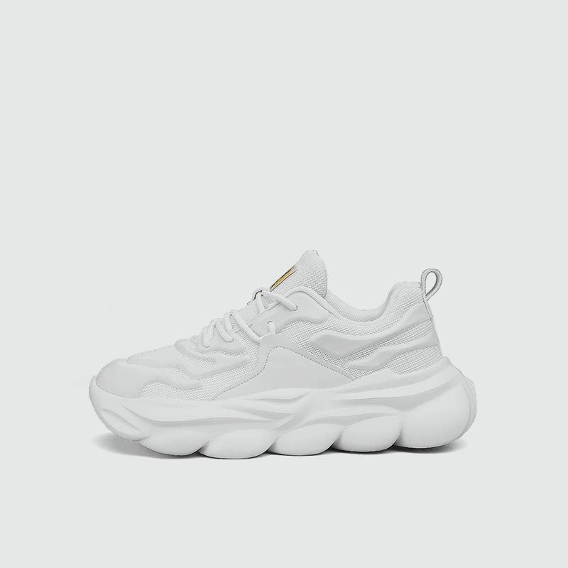 Bubble Sole Mesh Panel Chunky Sneakers WN23366