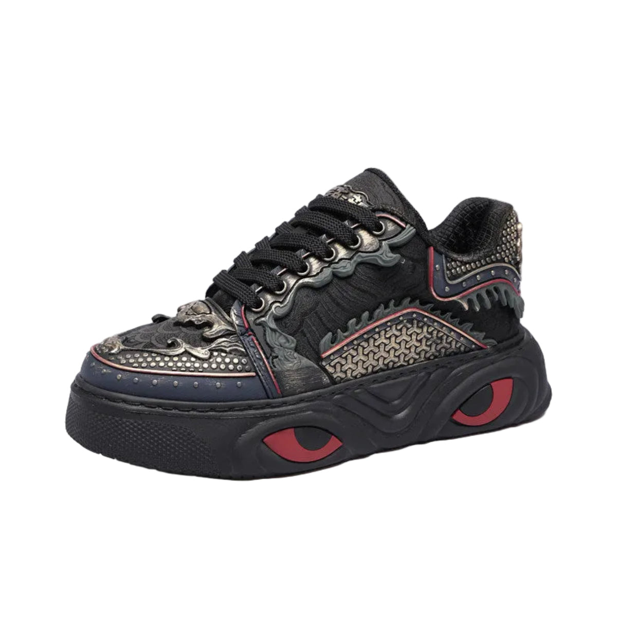 Platform Lace-Up Sneakers
