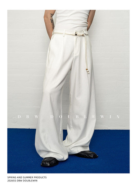 Drape-style Casual Pants