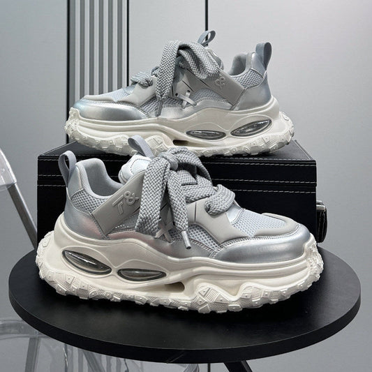 Mesh Strap Air Sole Chunky Sole Sneakers
