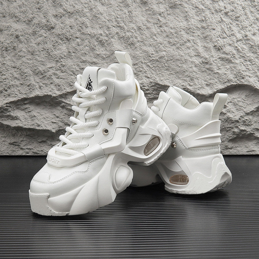 Strap Air Sole Platform Sneaker Boots