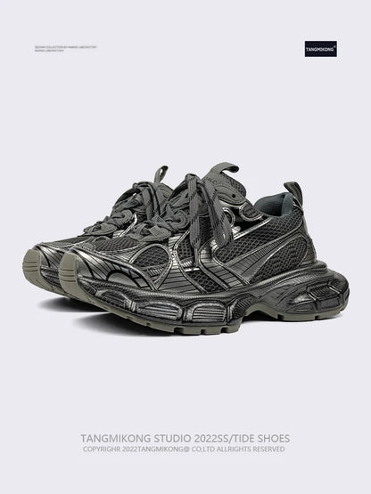 Mesh Thick Sole Sporty Sneakers