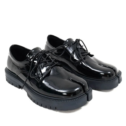 Tabi Chunky Sole Leather Derby Loafers