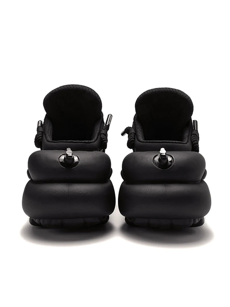 Closed Toe Chunky Sole Slip-On Shoes