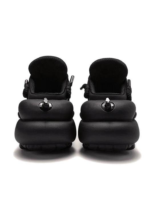 Closed Toe Chunky Sole Slip-On Shoes