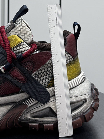 Platform Height-Increasing Damage Dad Sneakers