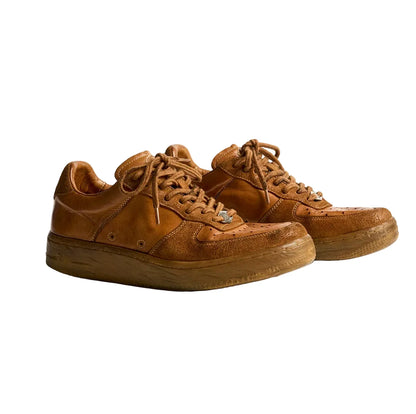 Heritage Distressed Leather Sneakers